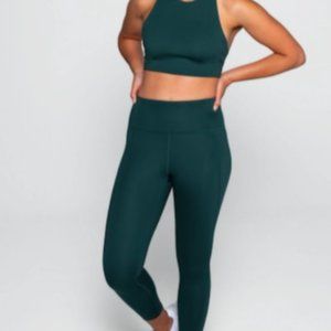 Girlfriend Collective Moss 7/8 Leggings (M)